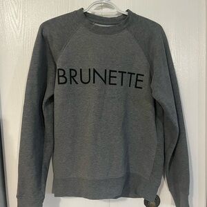 Brunette the label as is